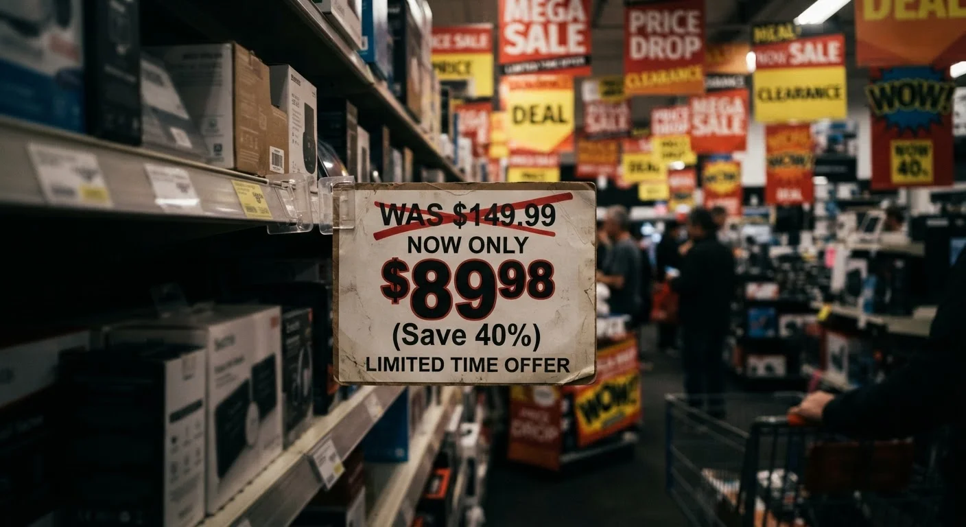 Anchoring, Strikethroughs, and Phantom Discounts: How Retailers Manufacture 'Deals'