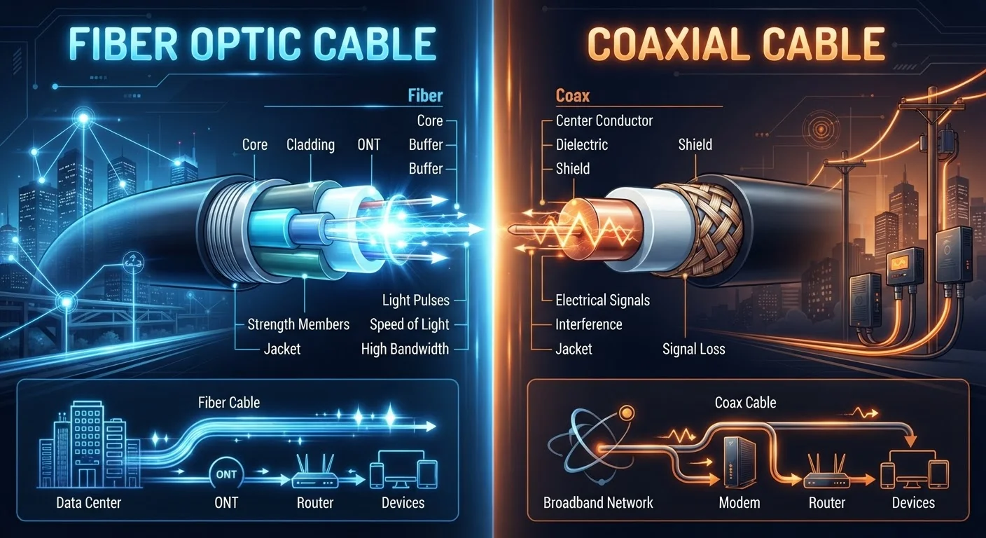Fiber vs. Cable Internet: Speed Isn't the Only Difference