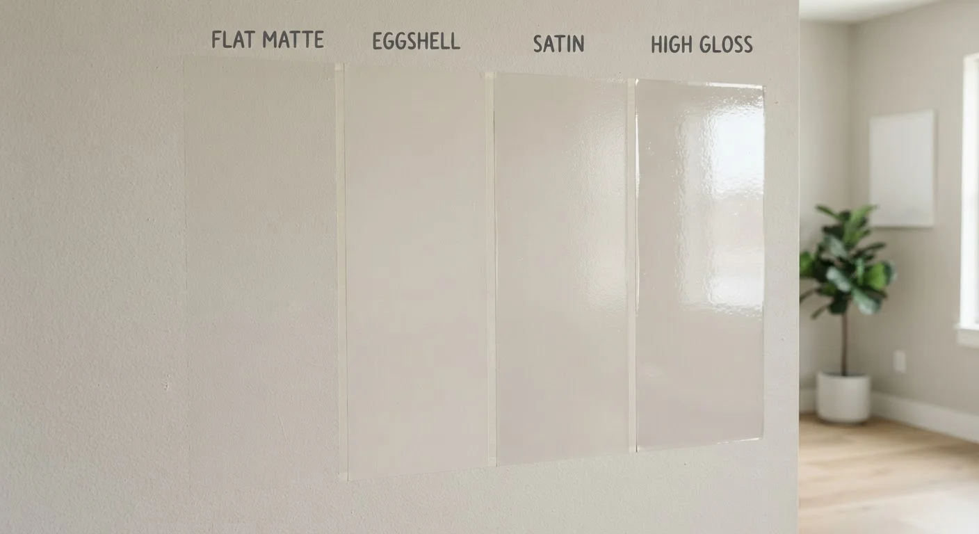Interior Paint Finishes Compared: Matte, Eggshell, Satin, and Gloss