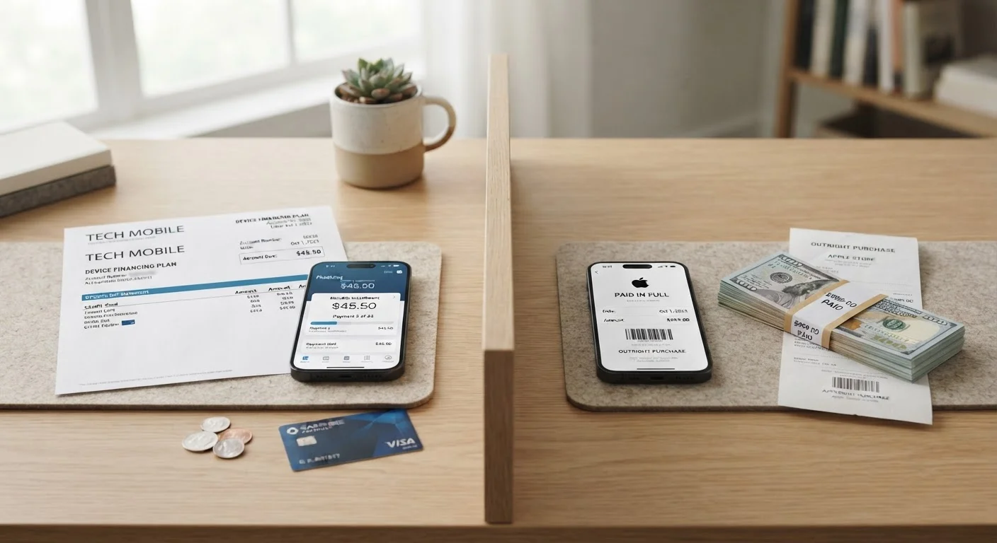 Phone Financing Through a Carrier vs. Buying Outright