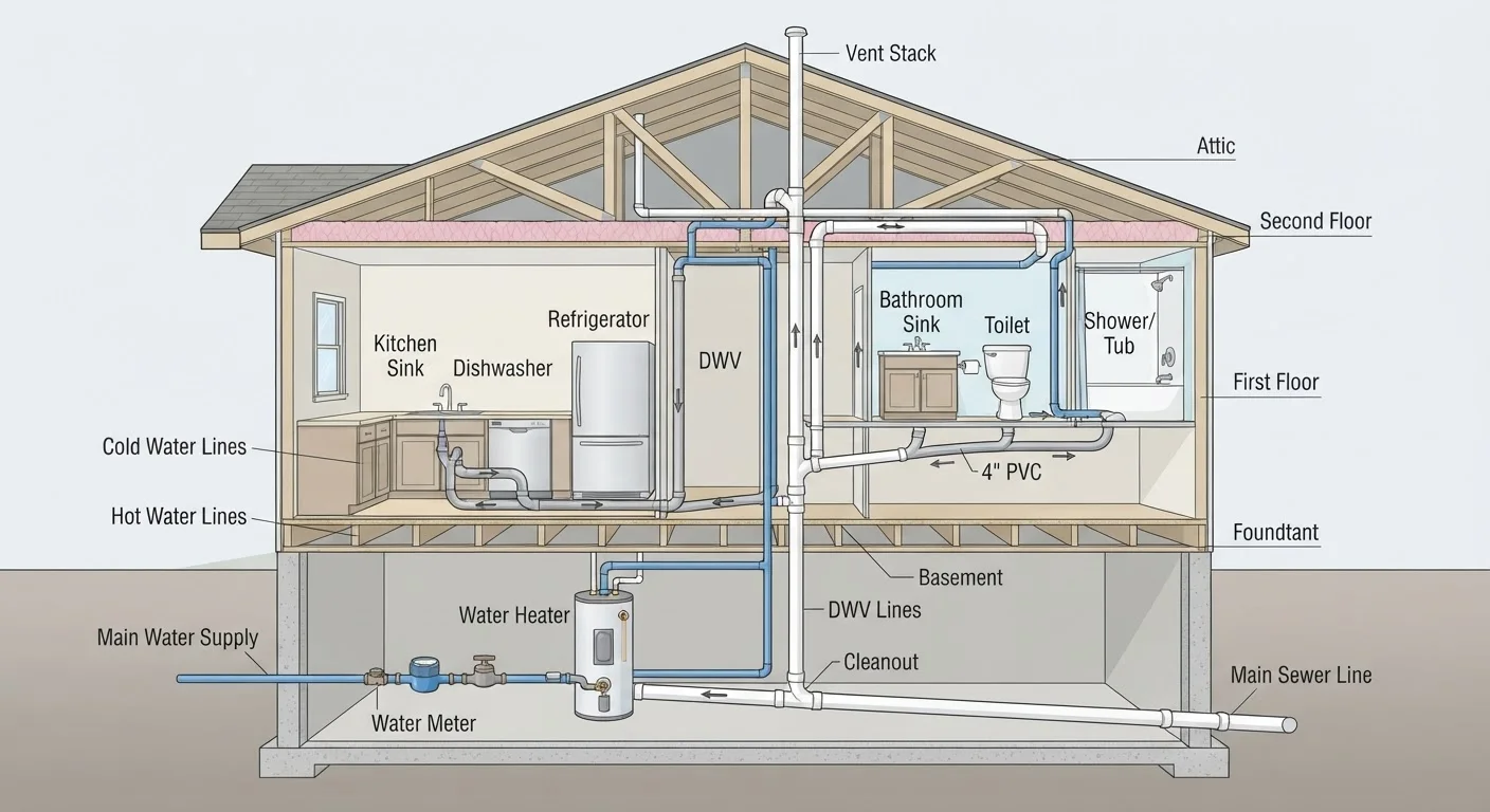 Plumbing Your Home: A Room-by-Room Look at What's Behind the Walls