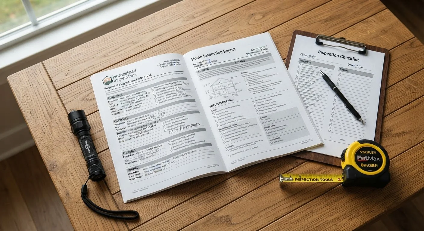 What a Home Inspection Report Actually Says About Your Systems