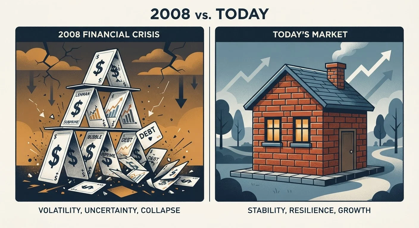 Why Comparing Today's Market to the 2008 Crash Usually Misses the Point