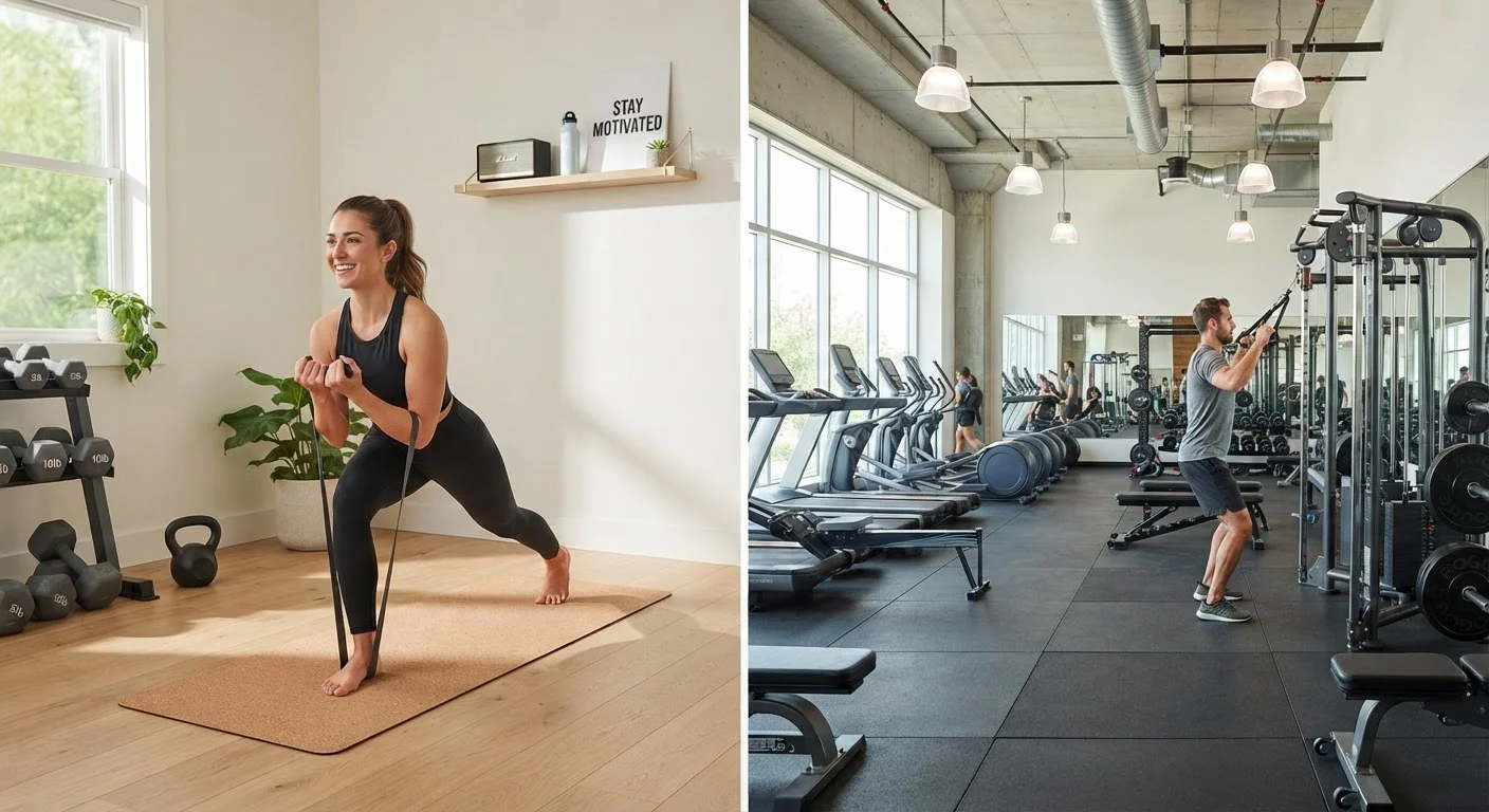 Working Out at Home vs. at a Gym: What Each Environment Offers